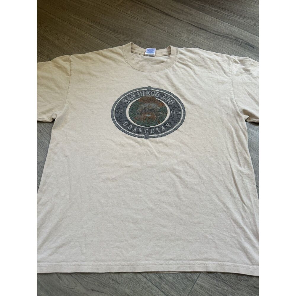 Y2K San Diego Zoo Orangutan Graphic Tee